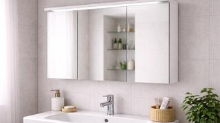 Kylpyhuoneen peilikaapin asennus ja turvallinen kiinnitys фото